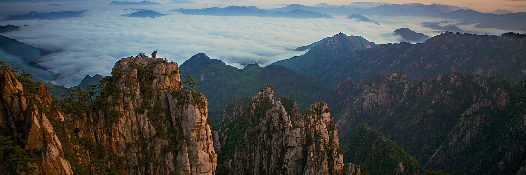 Yellow Mountains in China